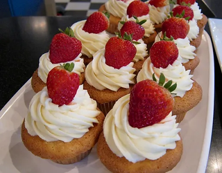 Strawberry Shortcake Cupcakes