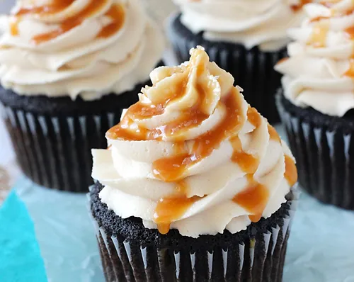 Chocolate Salted Caramel Cupcakes